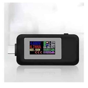 2-Way USB Type-C Tester HD Display Measurement Tool Tester Kws-1902C black